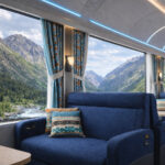 интерьер высокогорного пассажирского поезда Бишкек - Балыкчи (Иссык-Куль)